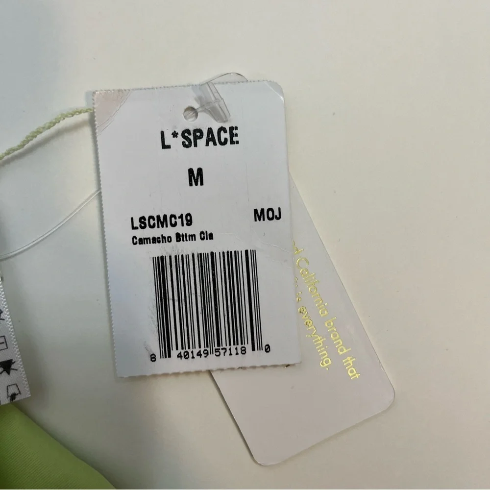 NWT L*SPACE Mojito Parker Top Camacho Bottom Bikini Medium